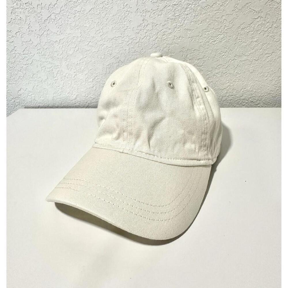 Universal Thread Womens Baseball Cap White Buckle Closure Adjustable Cotton OS